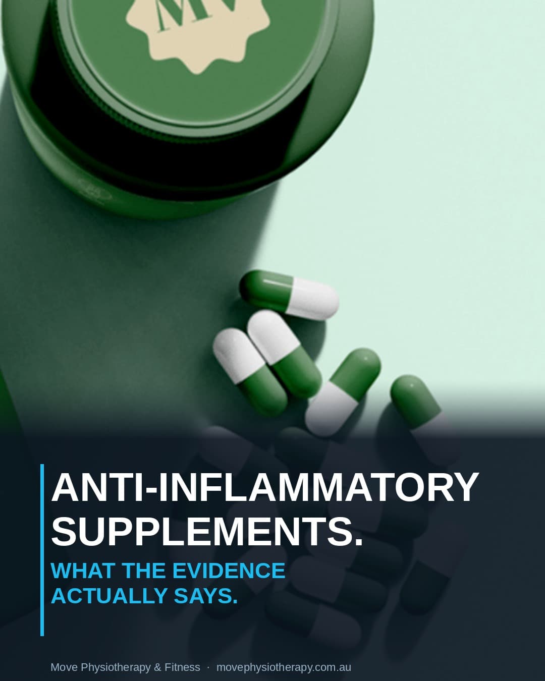 Anti-inflammatory supplements — curcumin, fish oil, glucosamine